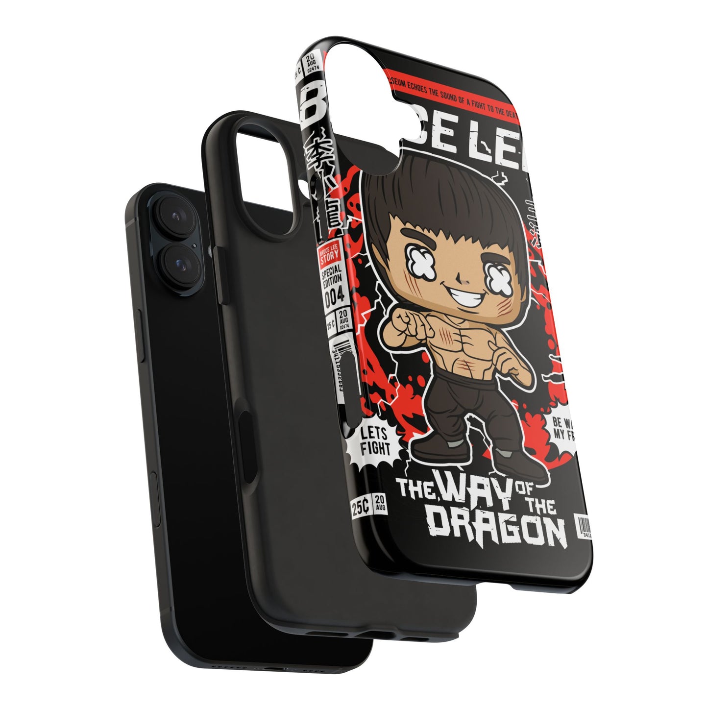 Bruce Lee Tough Phone Case - Way of the Dragon Design