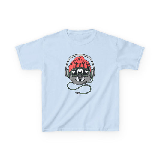 Cool Kid's Music Tee - Fun Graphic T-Shirt with Headphones & Beanie