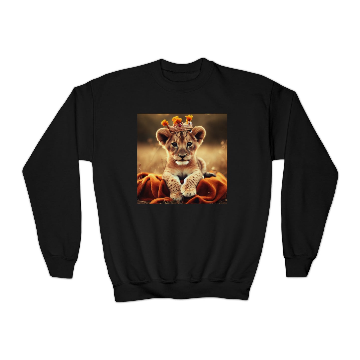 Youth king lion long sleeve t-shirt