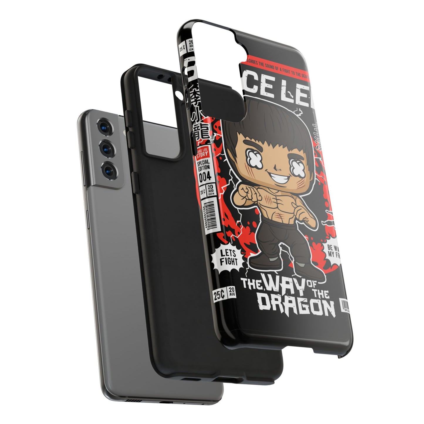 Bruce Lee Tough Phone Case - Way of the Dragon Design