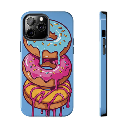Whimsical Donut Tough Phone Case - Fun & Colorful Protection