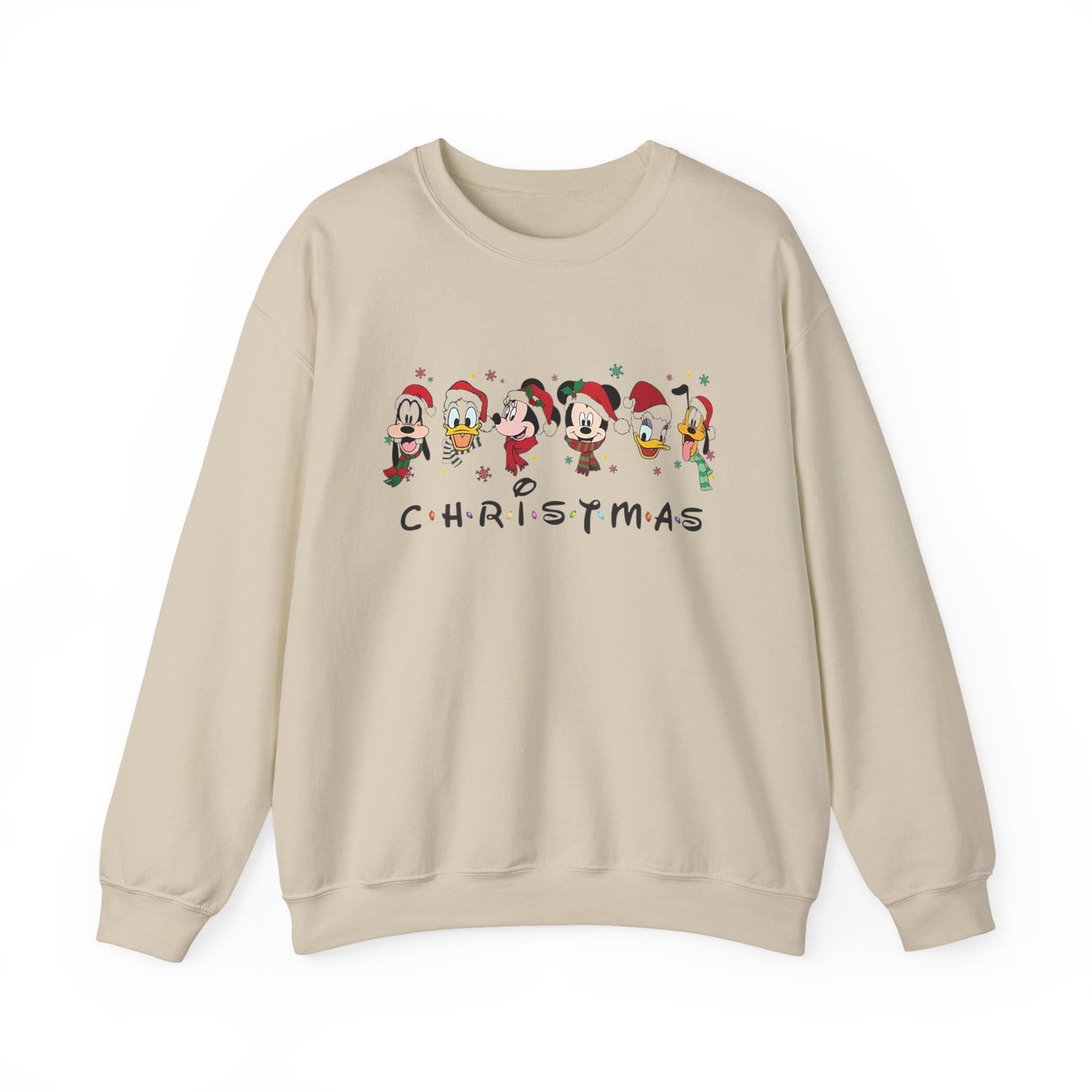 Christmas Character Crewneck Sweatshirt, Holiday Apparel, Sweatshirt, Gift for Him or Her, Winter Fashion