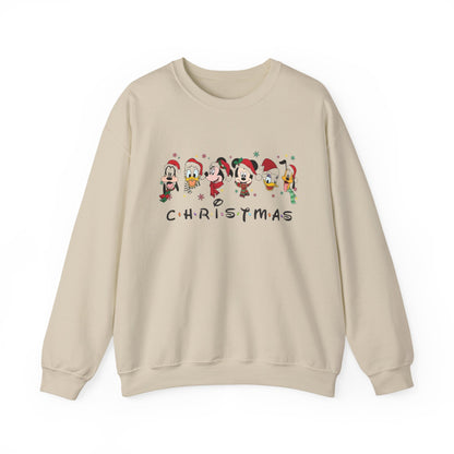 Christmas Character Crewneck Sweatshirt, Holiday Apparel, Sweatshirt, Gift for Him or Her, Winter Fashion