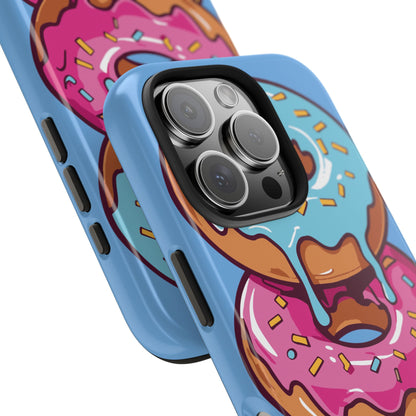 Whimsical Donut Tough Phone Case - Fun & Colorful Protection