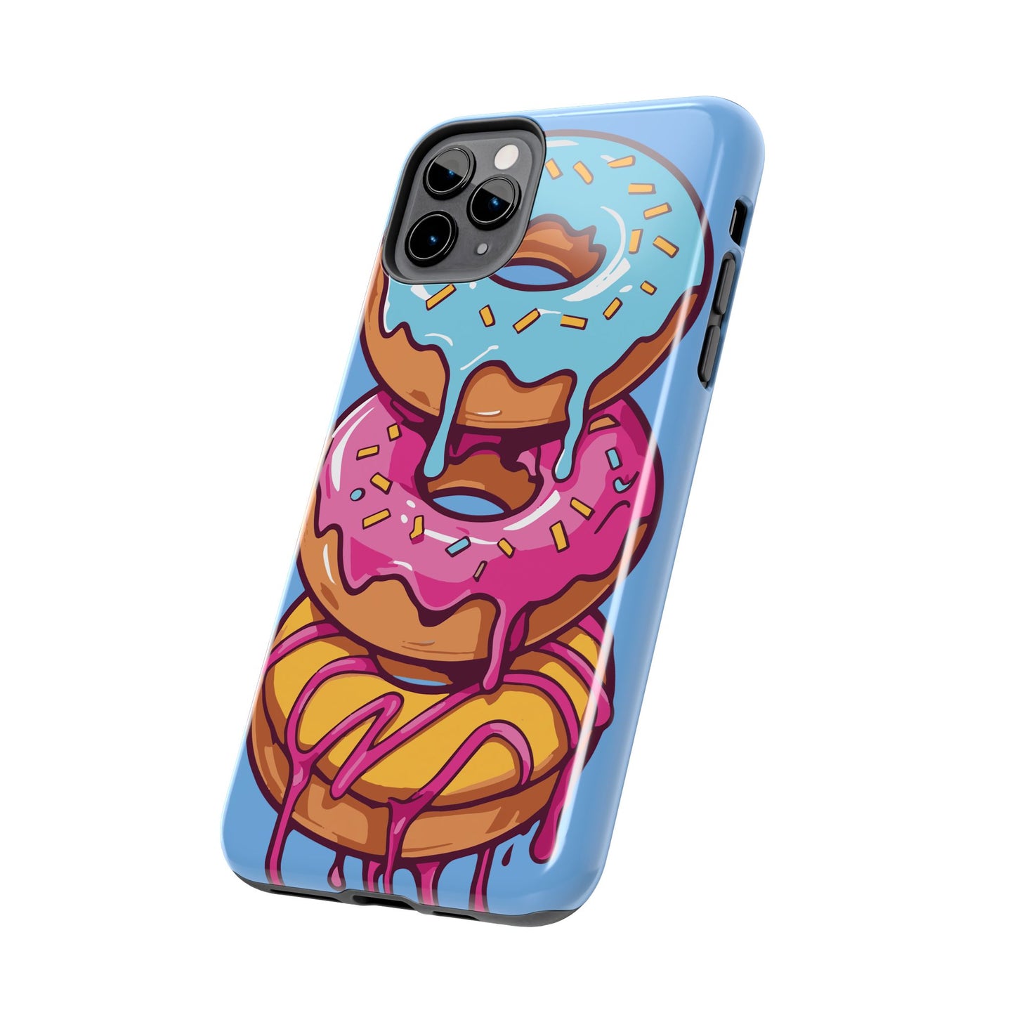 Whimsical Donut Tough Phone Case - Fun & Colorful Protection