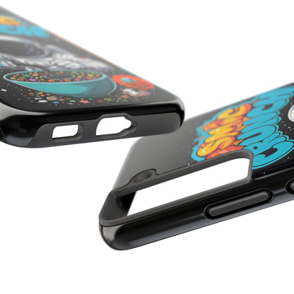 Cosmic Crunch Tough Phone Case - Galactic Vibes for Space Lovers