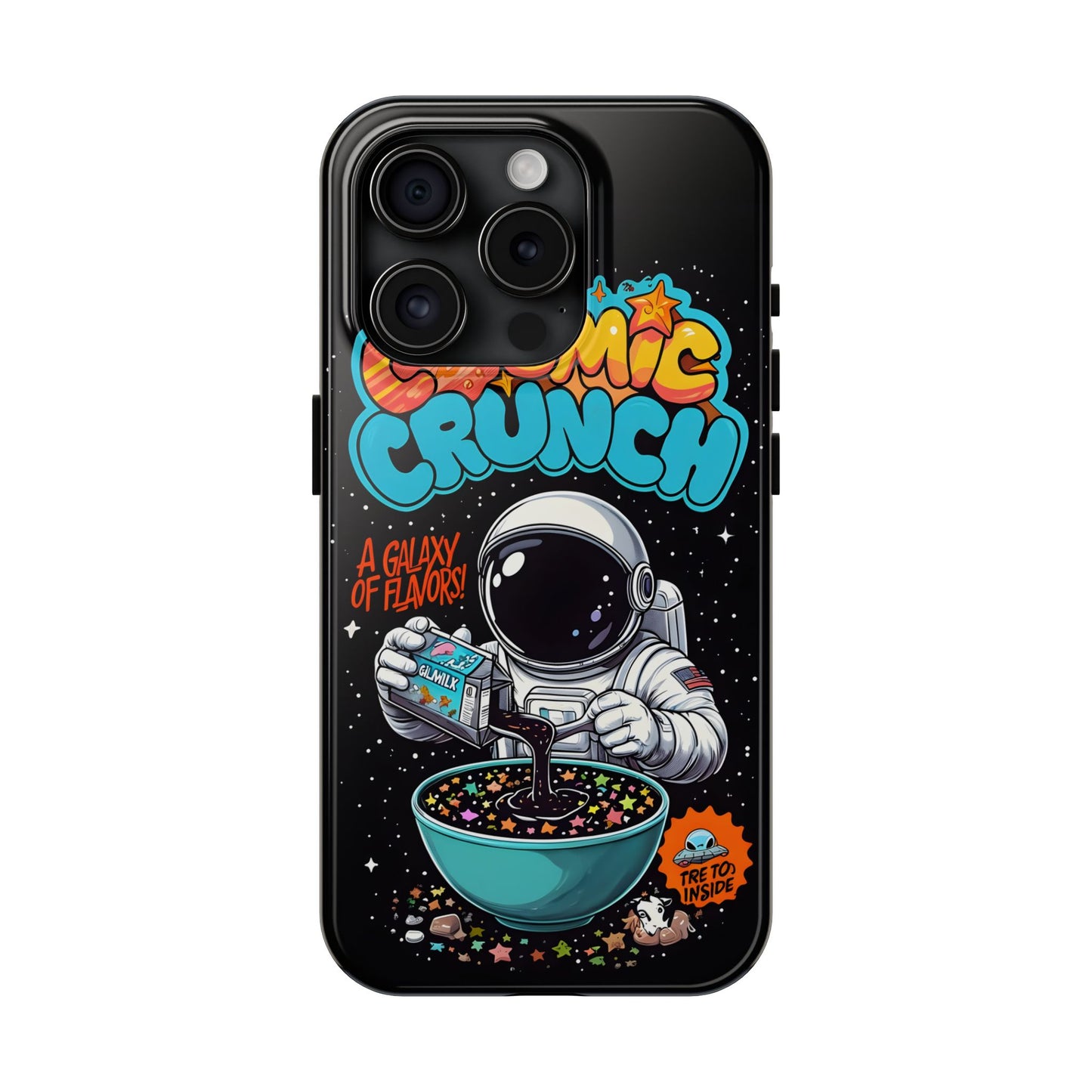 Cosmic Crunch Tough Phone Case - Galactic Vibes for Space Lovers