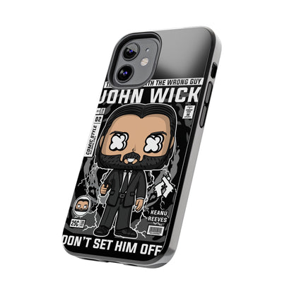 John Wick Tough Phone Case - Don't Set Him Off - Perfect for Action Movie Fans