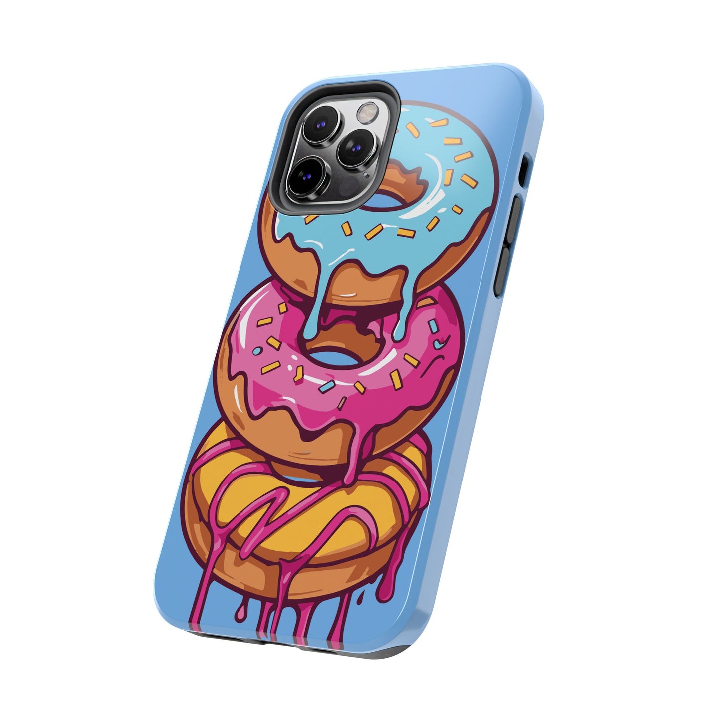 Whimsical Donut Tough Phone Case - Fun & Colorful Protection