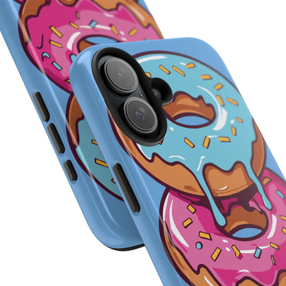 Whimsical Donut Tough Phone Case - Fun & Colorful Protection