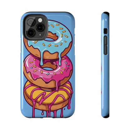 Whimsical Donut Tough Phone Case - Fun & Colorful Protection