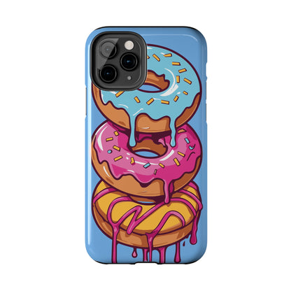 Whimsical Donut Tough Phone Case - Fun & Colorful Protection