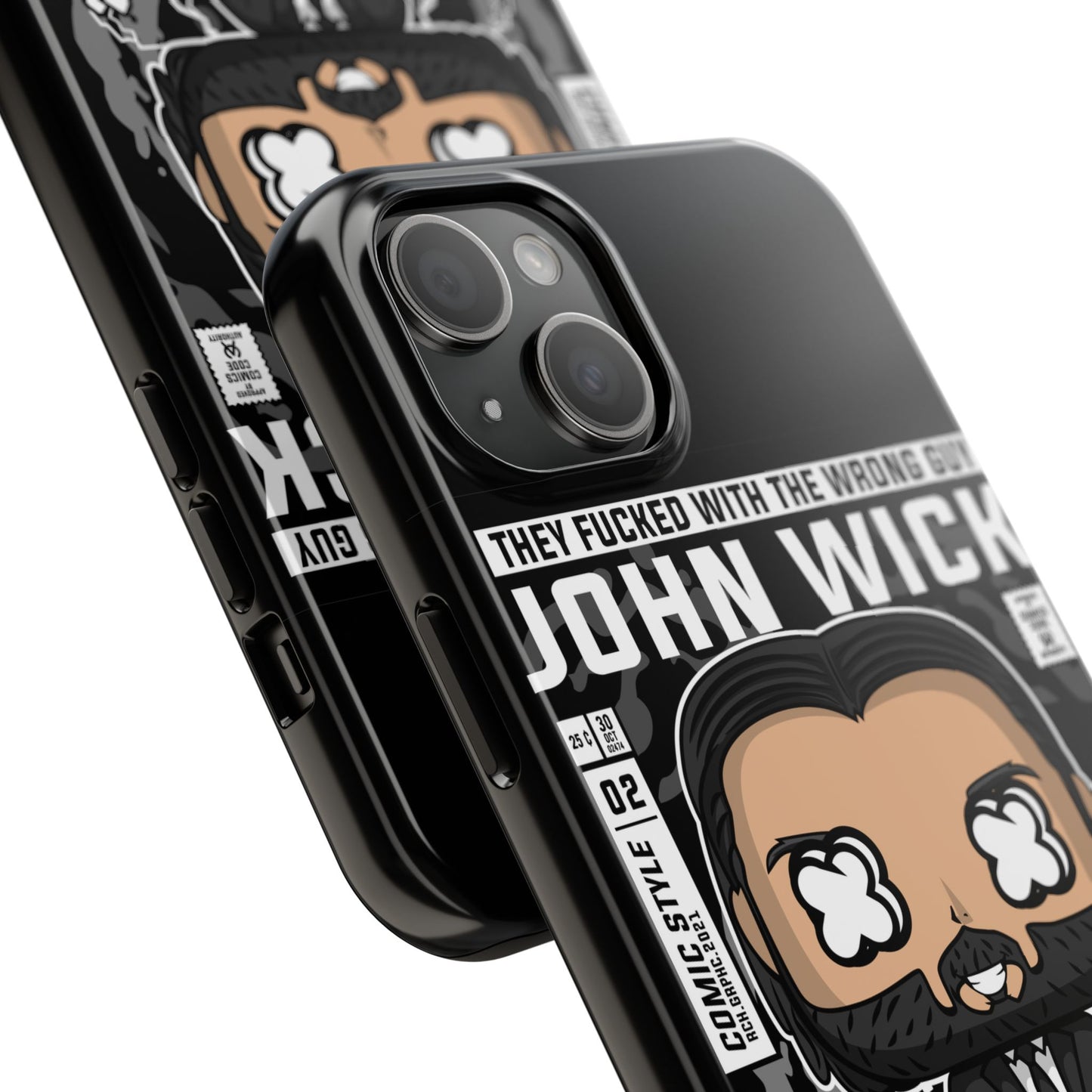 John Wick Tough Phone Case - Don't Set Him Off - Perfect for Action Movie Fans