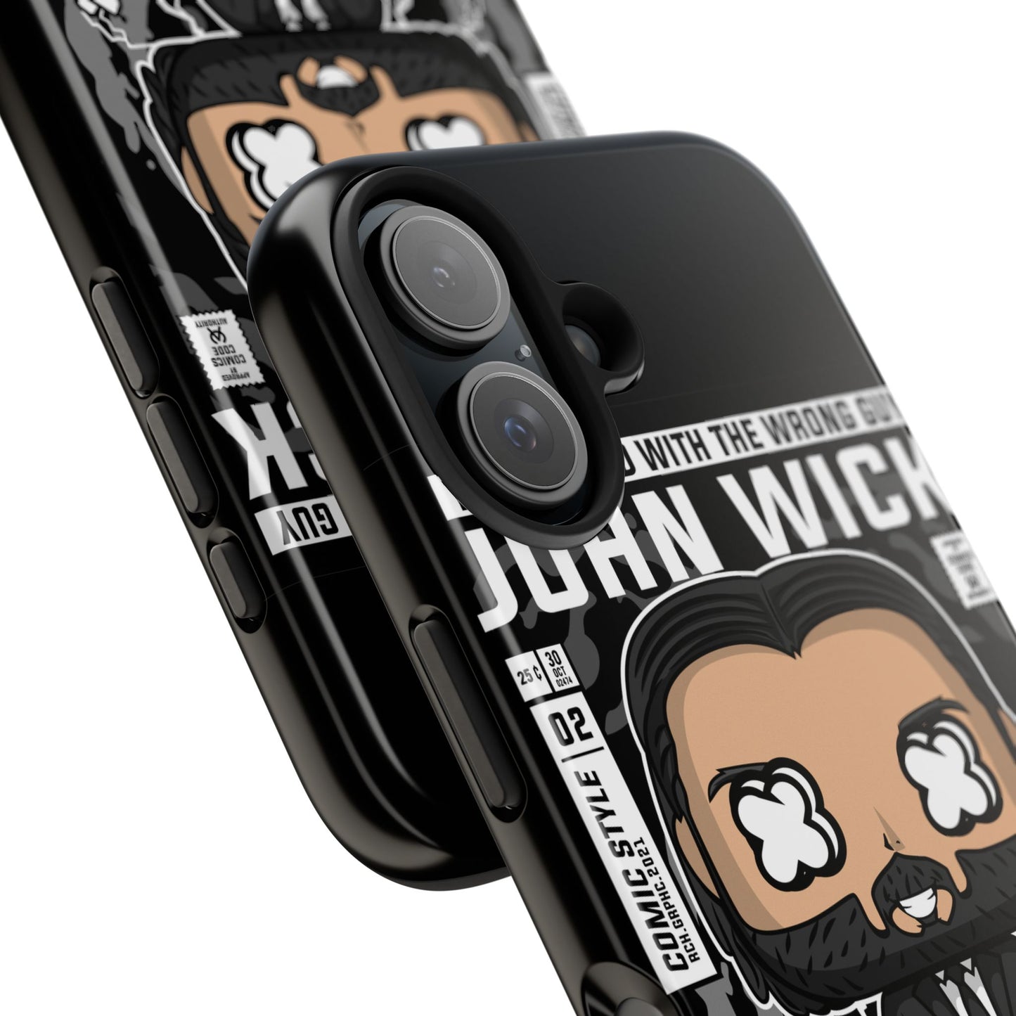 John Wick Tough Phone Case - Don't Set Him Off - Perfect for Action Movie Fans