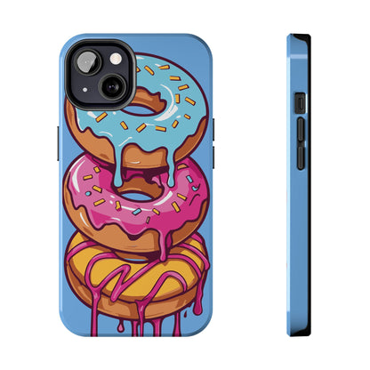 Whimsical Donut Tough Phone Case - Fun & Colorful Protection