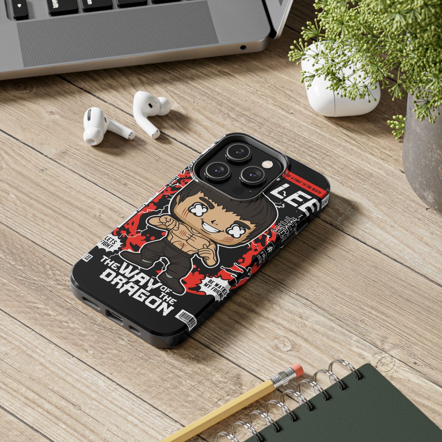 Bruce Lee Tough Phone Case - Way of the Dragon Design