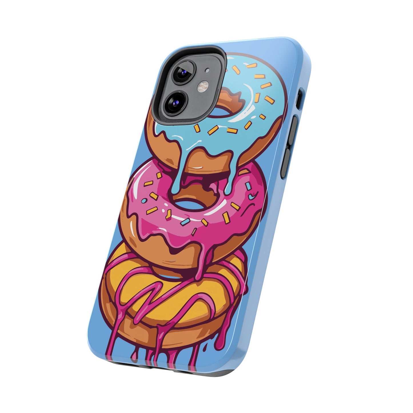 Whimsical Donut Tough Phone Case - Fun & Colorful Protection
