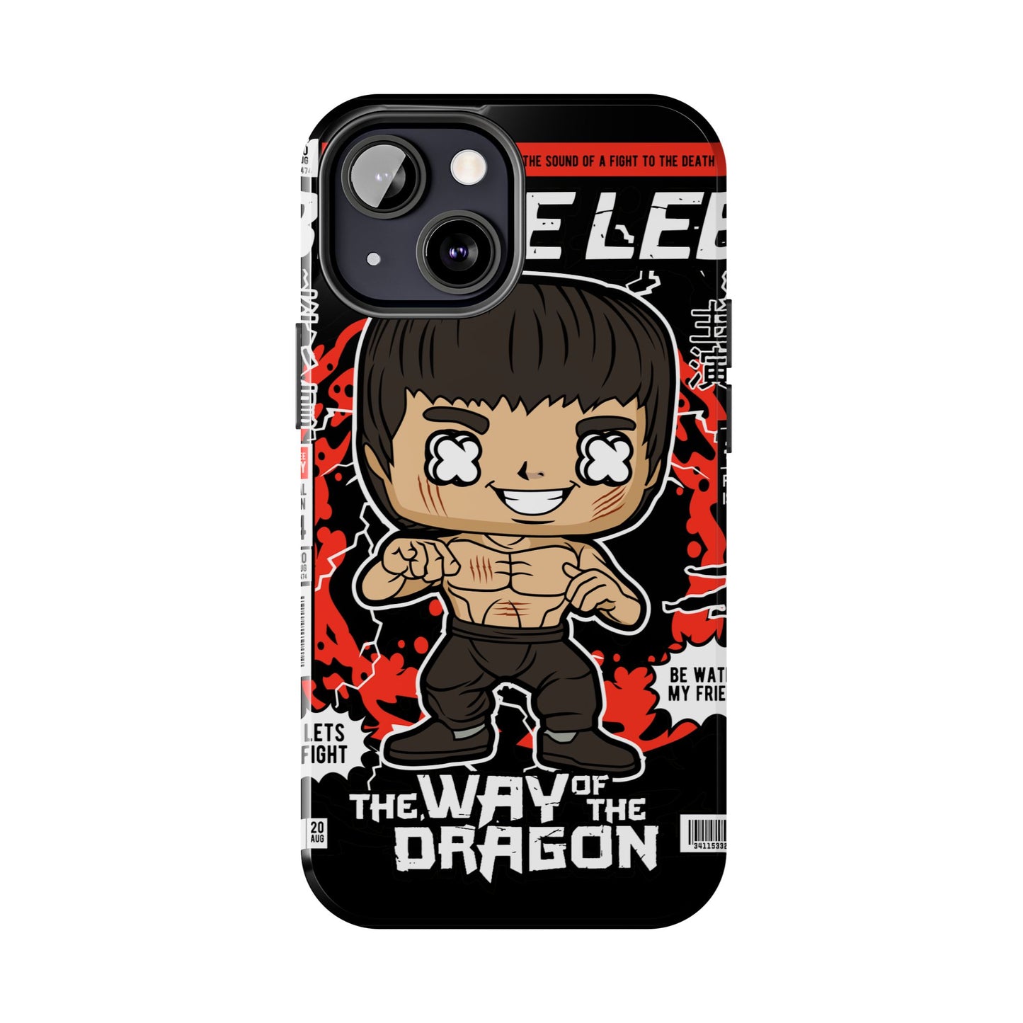 Bruce Lee Tough Phone Case - Way of the Dragon Design
