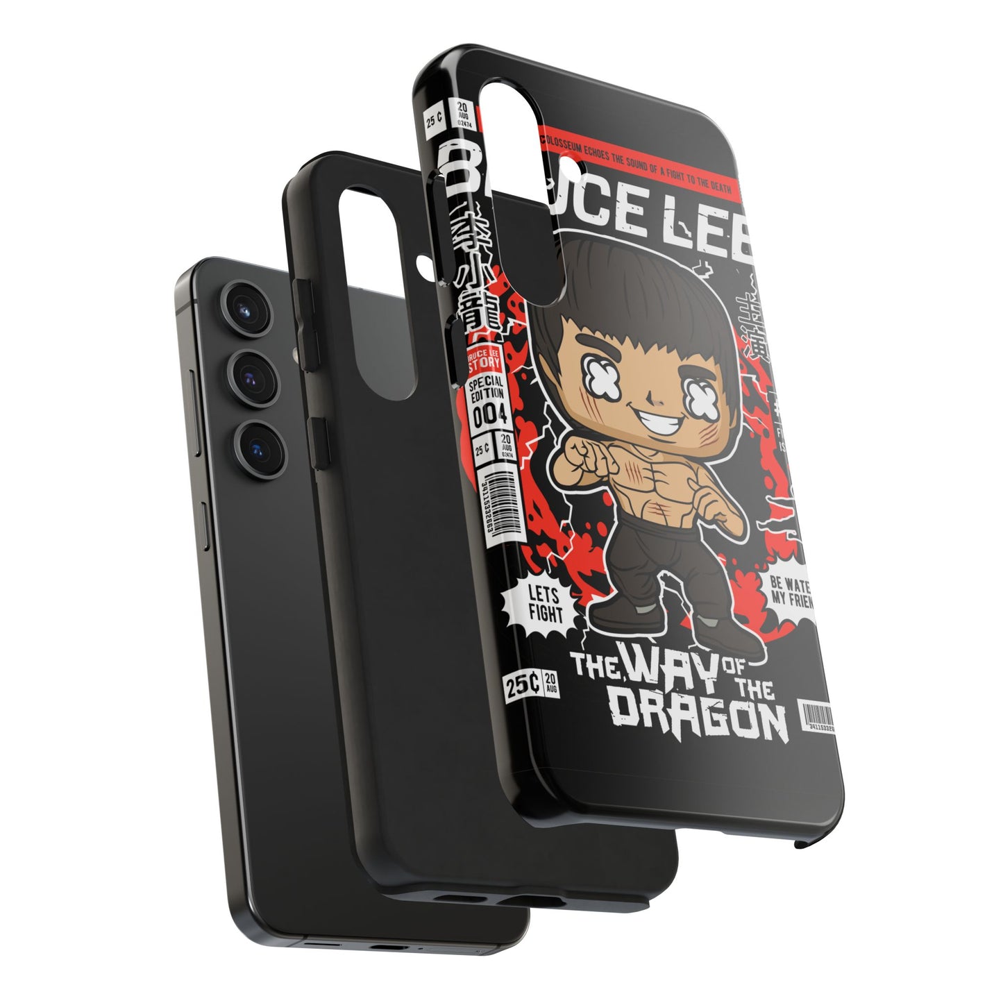 Bruce Lee Tough Phone Case - Way of the Dragon Design