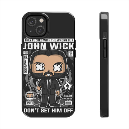 John Wick Tough Phone Case - Don't Set Him Off - Perfect for Action Movie Fans