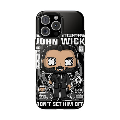 John Wick Tough Phone Case - Don't Set Him Off - Perfect for Action Movie Fans