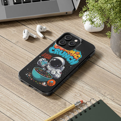Cosmic Crunch Tough Phone Case - Galactic Vibes for Space Lovers