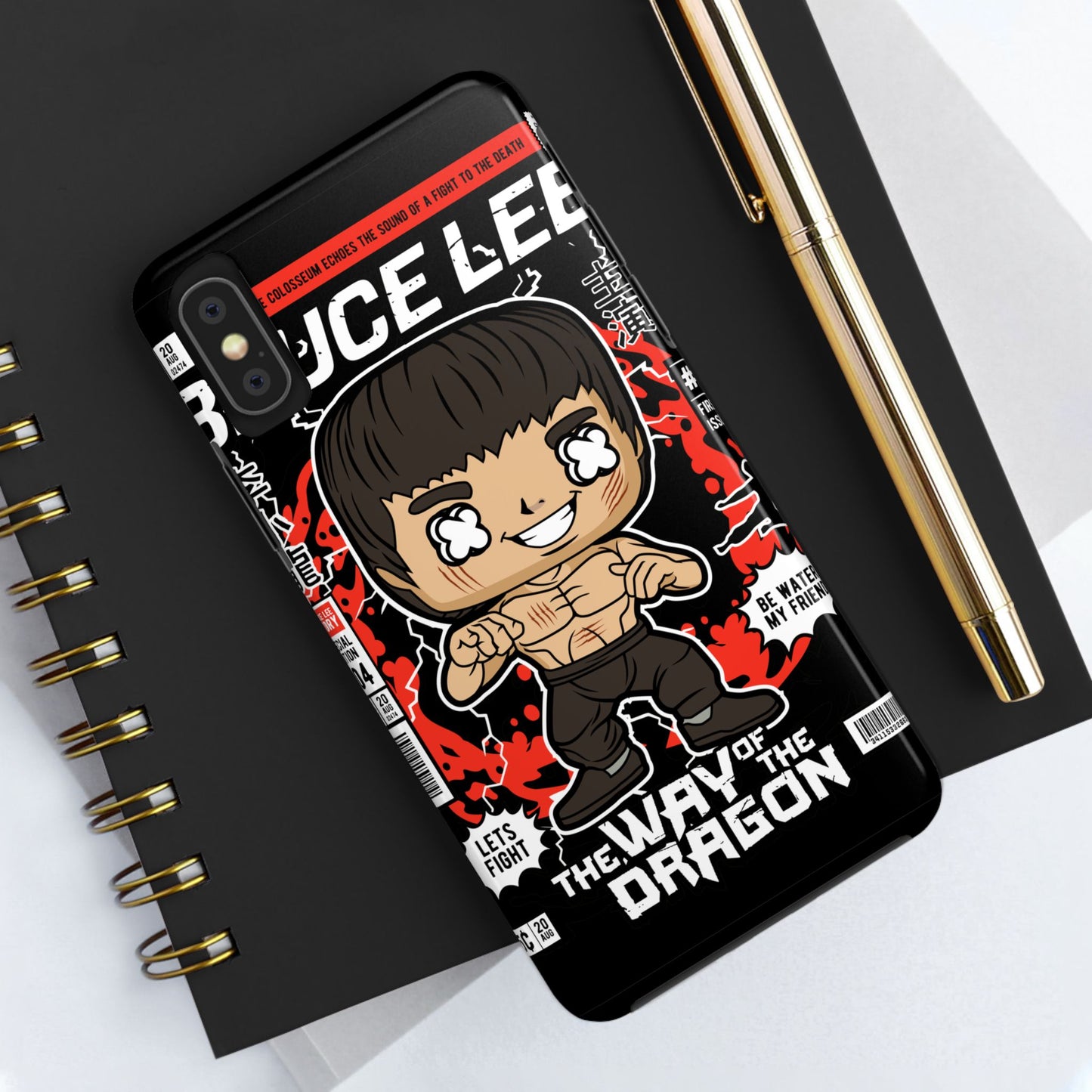 Bruce Lee Tough Phone Case - Way of the Dragon Design