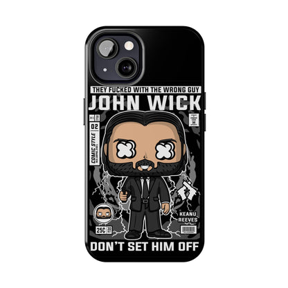 John Wick Tough Phone Case - Don't Set Him Off - Perfect for Action Movie Fans
