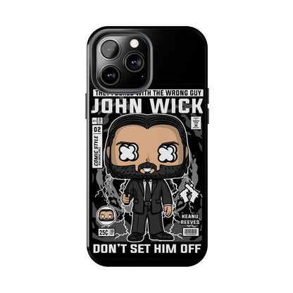 John Wick Tough Phone Case - Don't Set Him Off - Perfect for Action Movie Fans