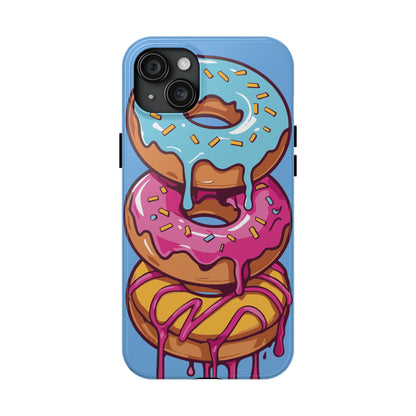Whimsical Donut Tough Phone Case - Fun & Colorful Protection