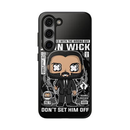 John Wick Tough Phone Case - Don't Set Him Off - Perfect for Action Movie Fans