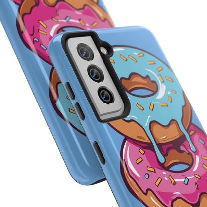 Whimsical Donut Tough Phone Case - Fun & Colorful Protection