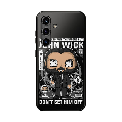 John Wick Tough Phone Case - Don't Set Him Off - Perfect for Action Movie Fans