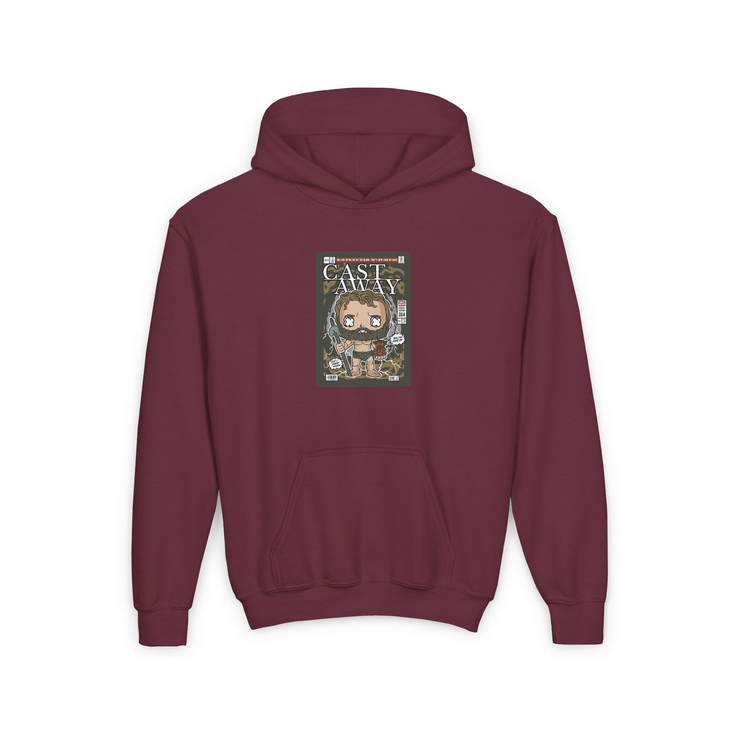 Cast Away Youth Hoodie - Adventure Inspired Sweatshirt for Kids