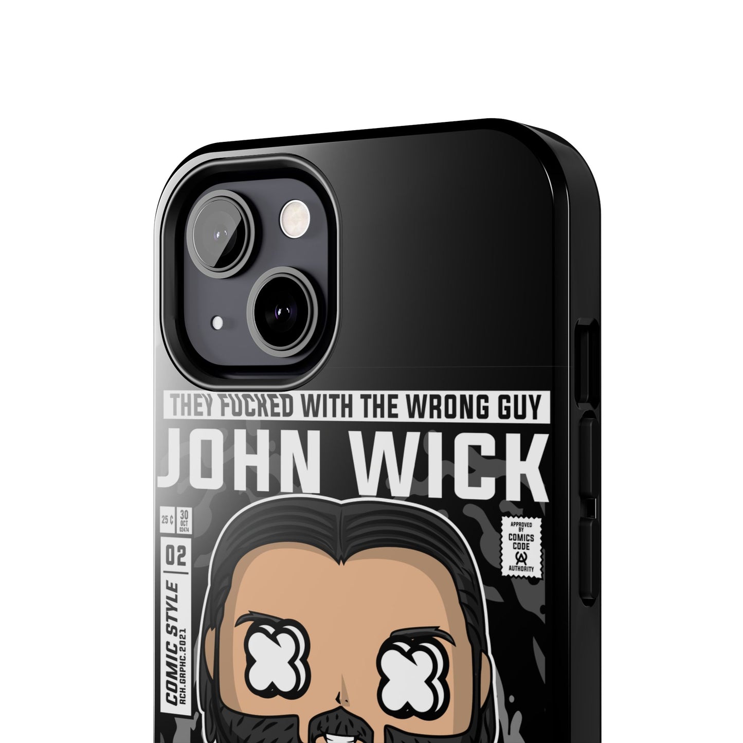 John Wick Tough Phone Case - Don't Set Him Off - Perfect for Action Movie Fans