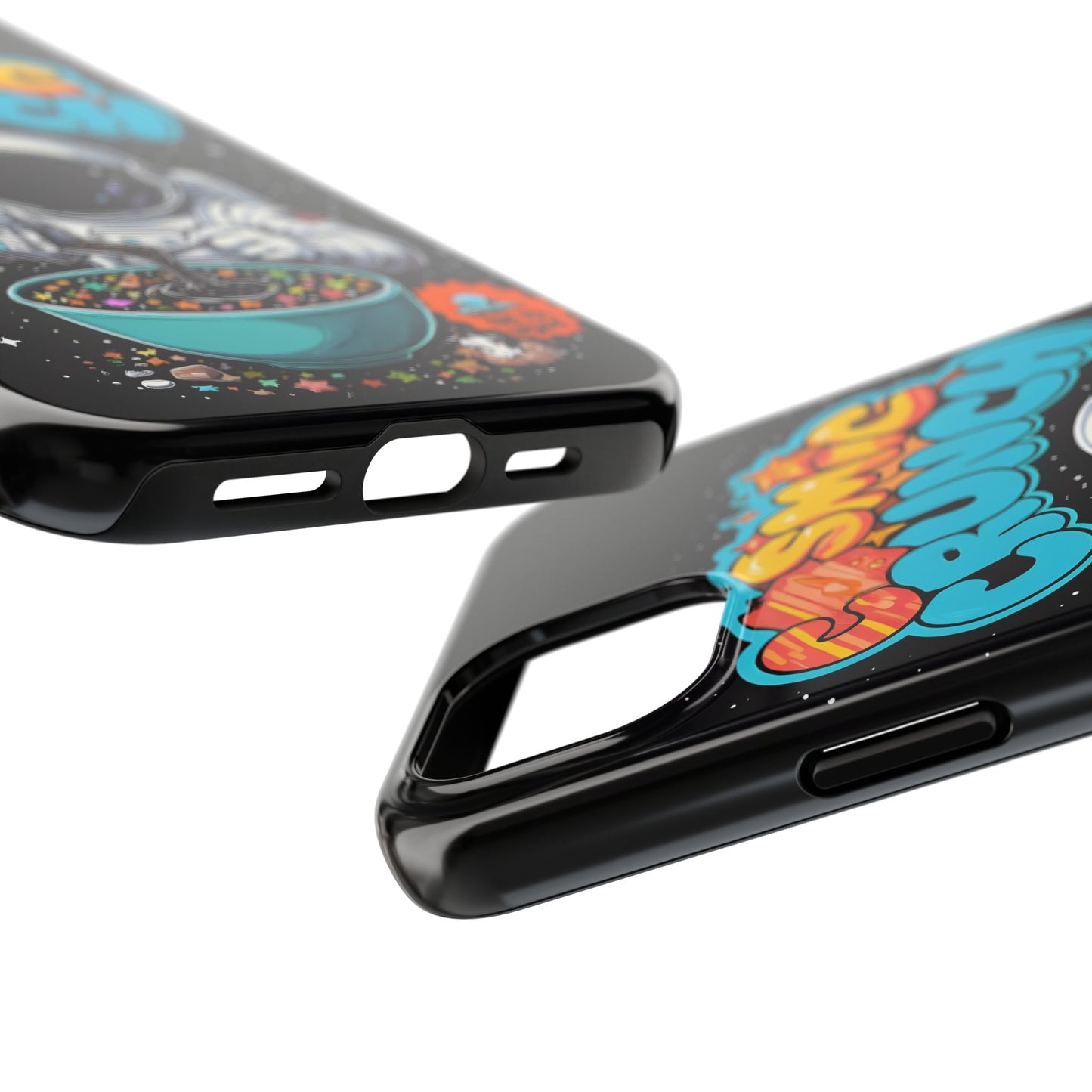 Cosmic Crunch Tough Phone Case - Galactic Vibes for Space Lovers