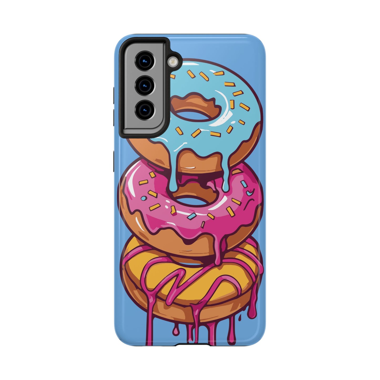 Whimsical Donut Tough Phone Case - Fun & Colorful Protection