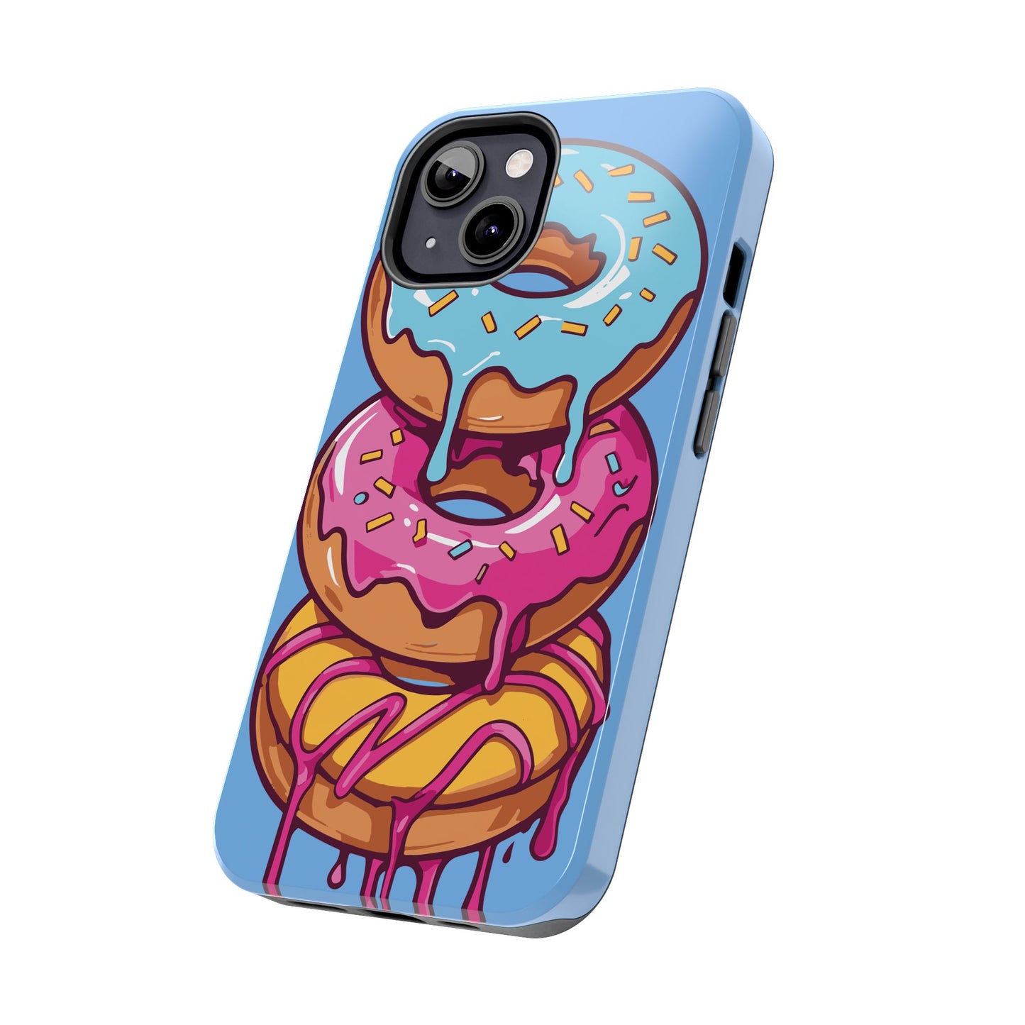 Whimsical Donut Tough Phone Case - Fun & Colorful Protection