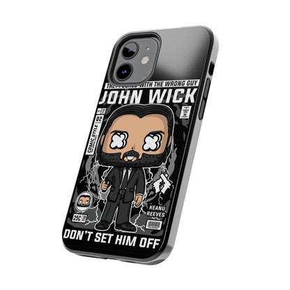 John Wick Tough Phone Case - Don't Set Him Off - Perfect for Action Movie Fans