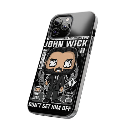 John Wick Tough Phone Case - Don't Set Him Off - Perfect for Action Movie Fans