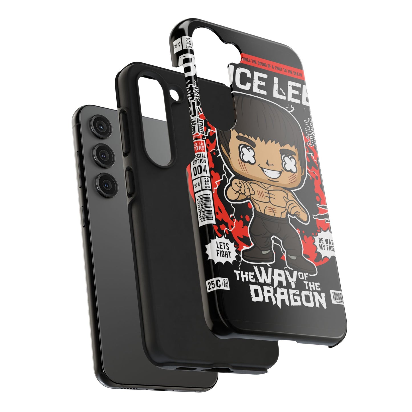 Bruce Lee Tough Phone Case - Way of the Dragon Design