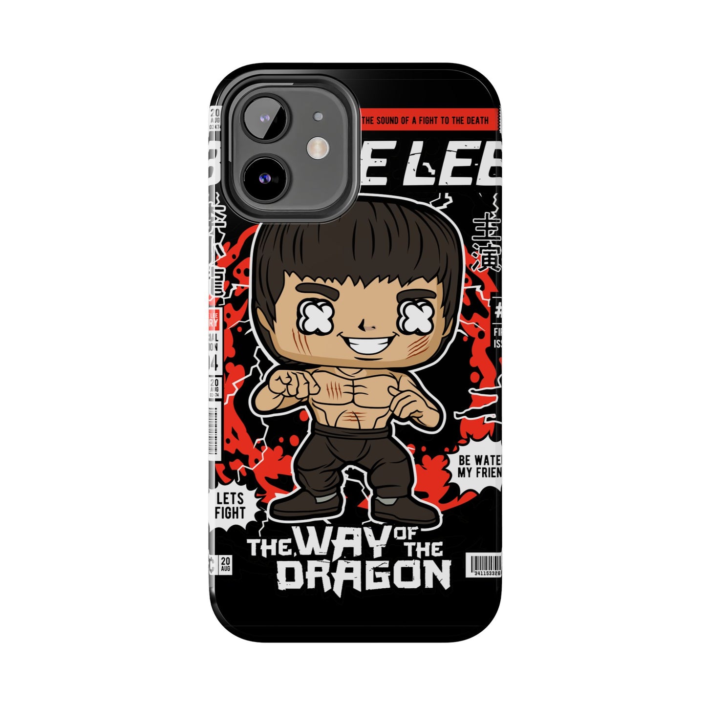 Bruce Lee Tough Phone Case - Way of the Dragon Design