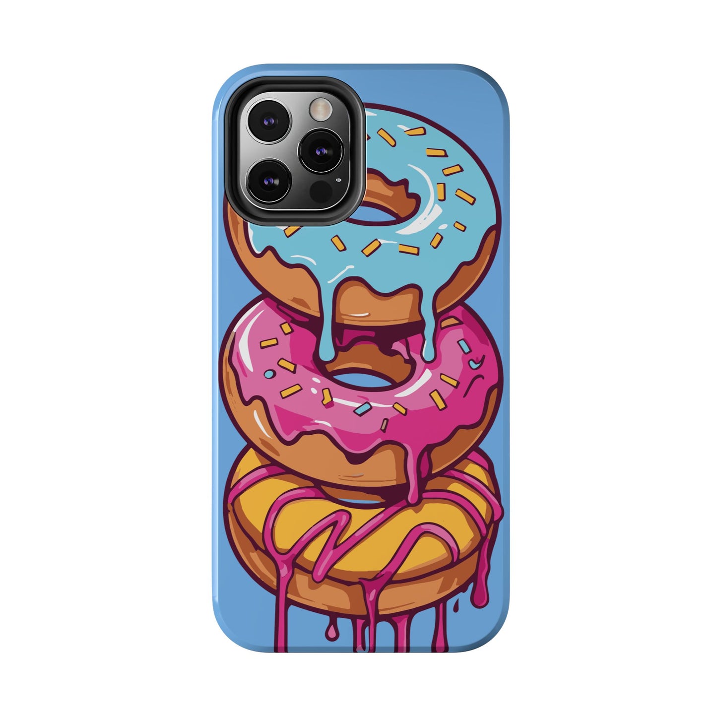 Whimsical Donut Tough Phone Case - Fun & Colorful Protection