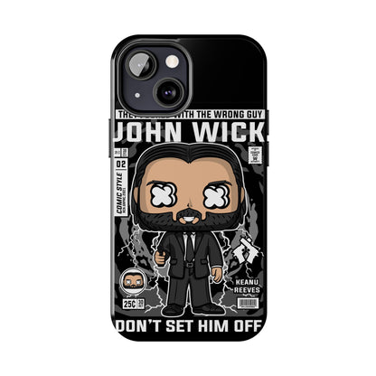 John Wick Tough Phone Case - Don't Set Him Off - Perfect for Action Movie Fans