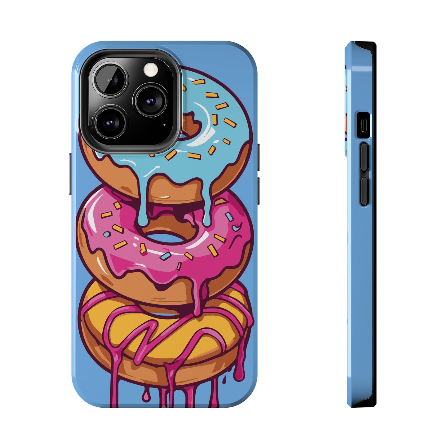 Whimsical Donut Tough Phone Case - Fun & Colorful Protection