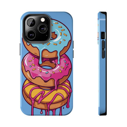 Whimsical Donut Tough Phone Case - Fun & Colorful Protection