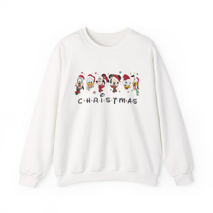 Christmas Character Crewneck Sweatshirt, Holiday Apparel, Sweatshirt, Gift for Him or Her, Winter Fashion