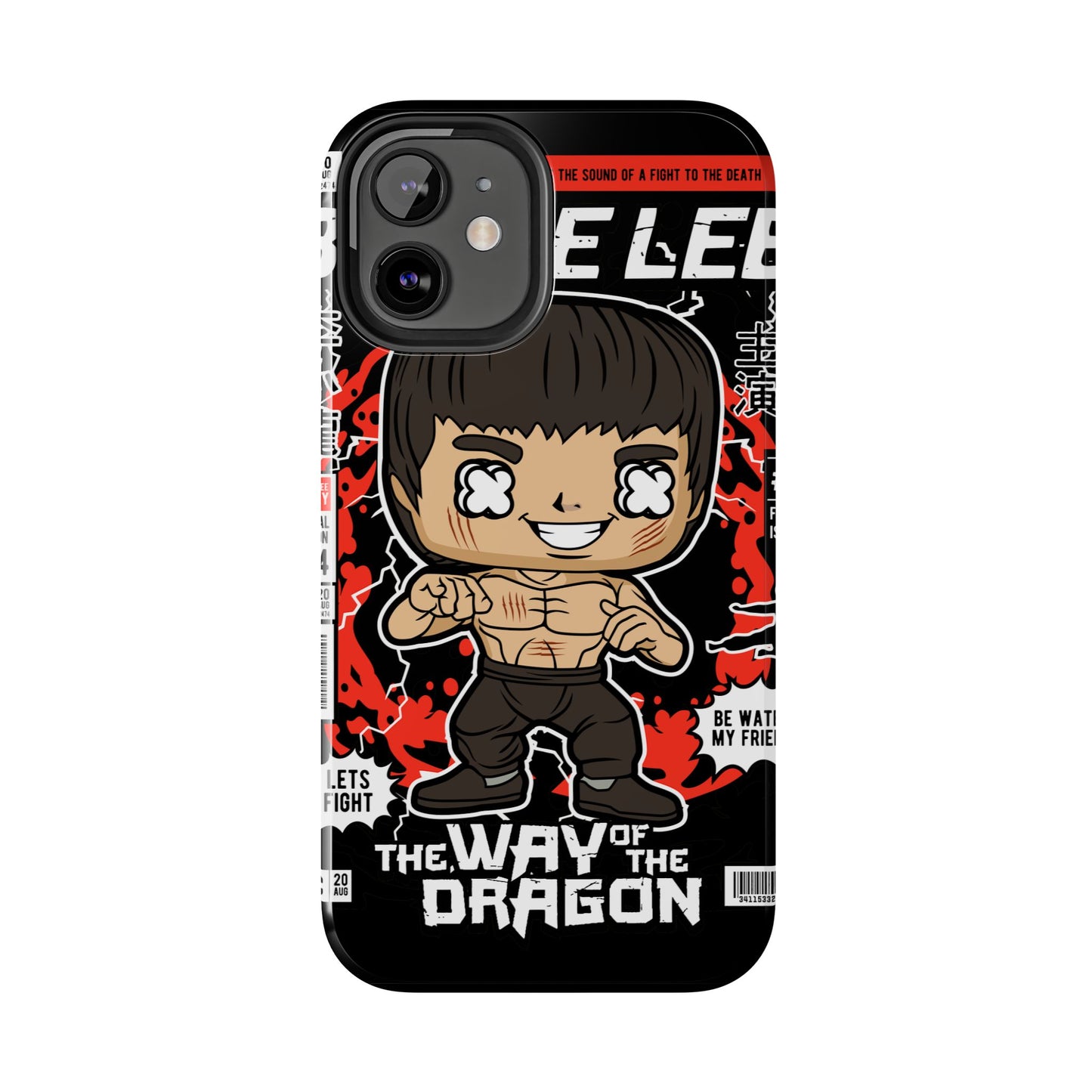 Bruce Lee Tough Phone Case - Way of the Dragon Design