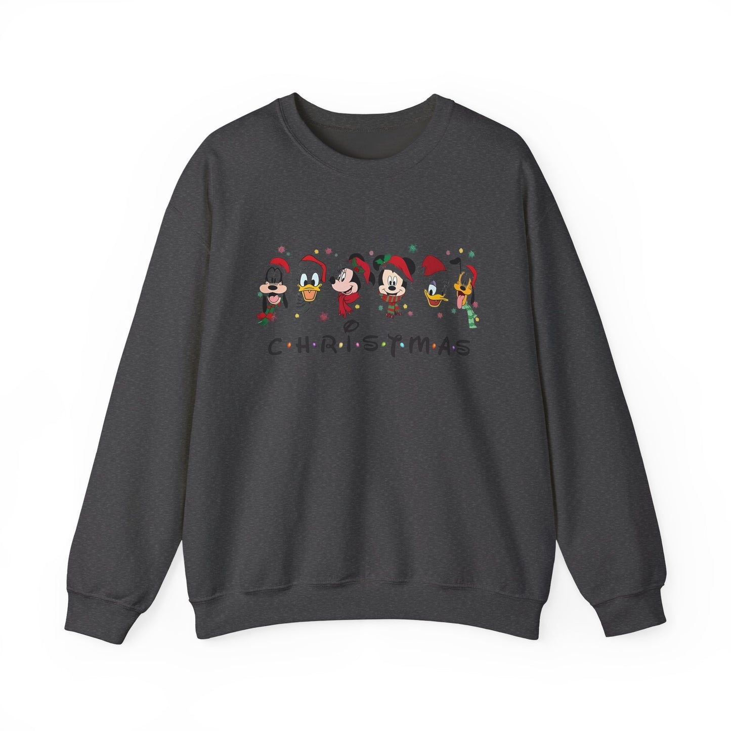 Christmas Character Crewneck Sweatshirt, Holiday Apparel, Sweatshirt, Gift for Him or Her, Winter Fashion