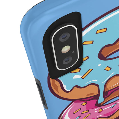 Whimsical Donut Tough Phone Case - Fun & Colorful Protection